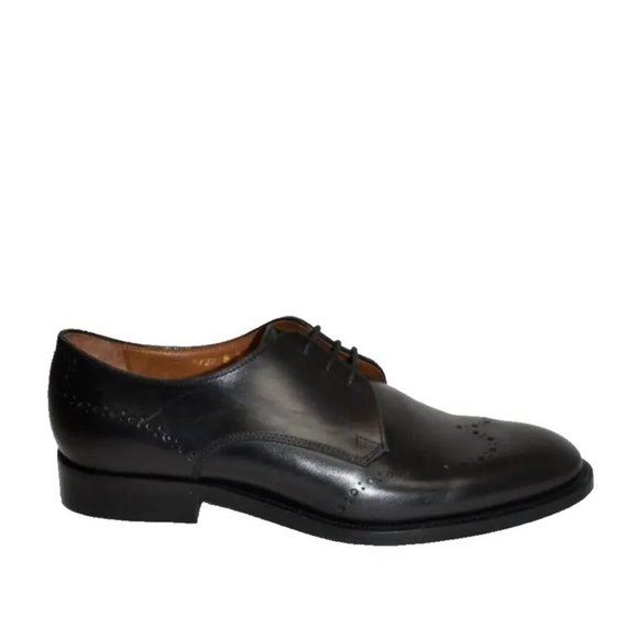 New! Allen Edmonds Lucca Derby Black Leather 8 D 511805 DD374 Made in Italy main image 8